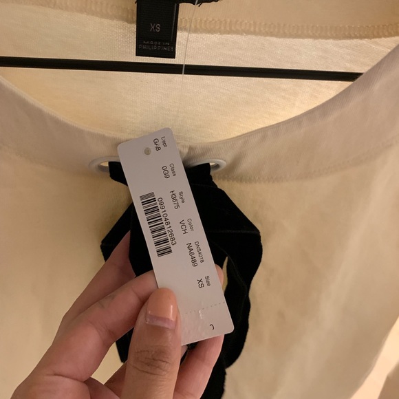 JCREW velvet Ivory Top NWT - Picture 4 of 6